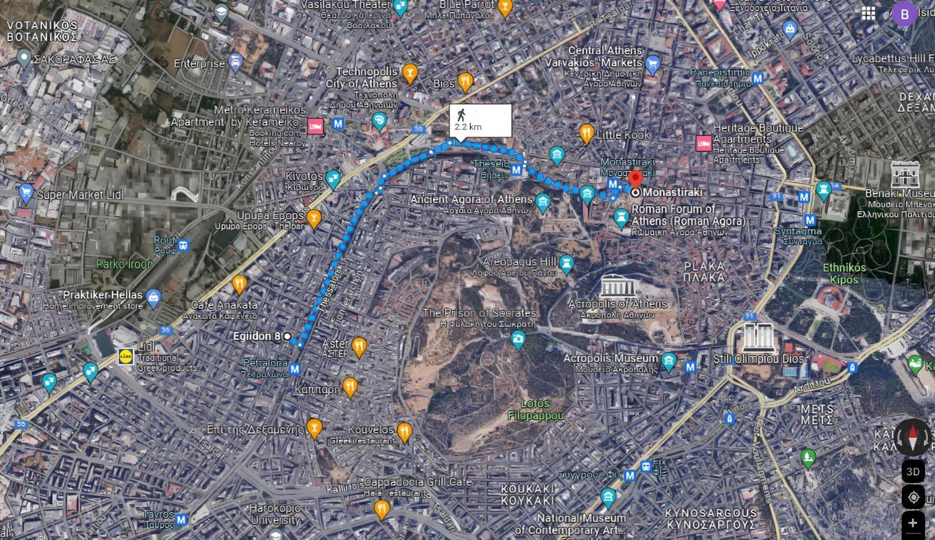 Veggera Apt Athens Center,Petralona Station Ngoại thất bức ảnh